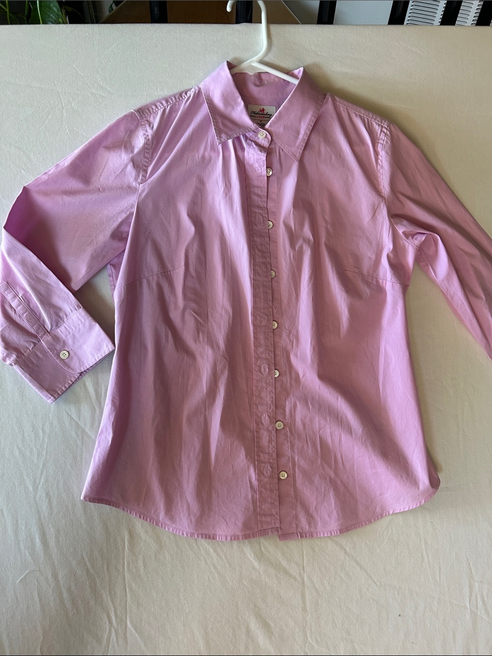 Haberdashery Classic Button-Down Shirt in Light Pink